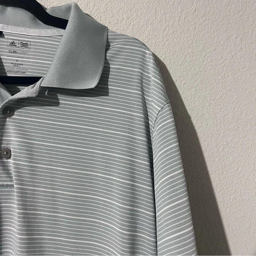 Adidas Men’s Short Sleeve Collard Shirt Size Medium